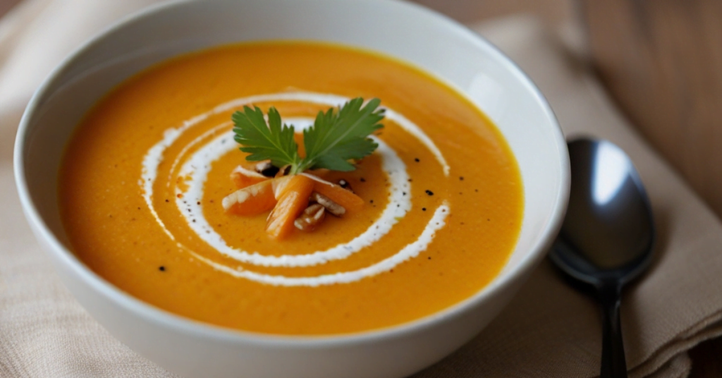 Chilled Carrot Ginger Soup