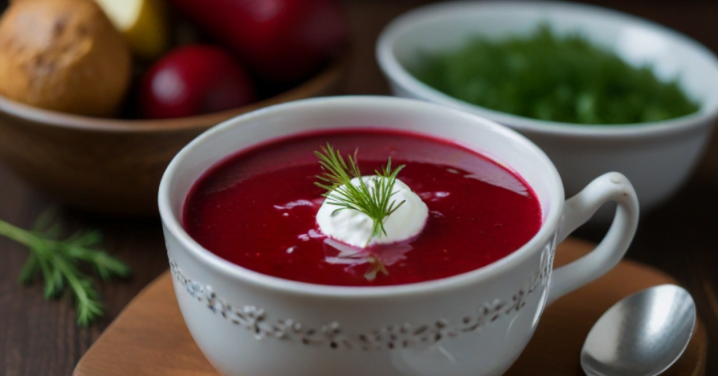 Cold Beet Soup (Borscht)