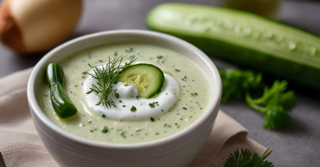 Cold Cucumber Dill Soup