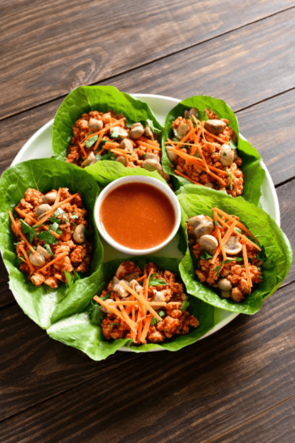 Easy Tempeh Lettuce Wraps